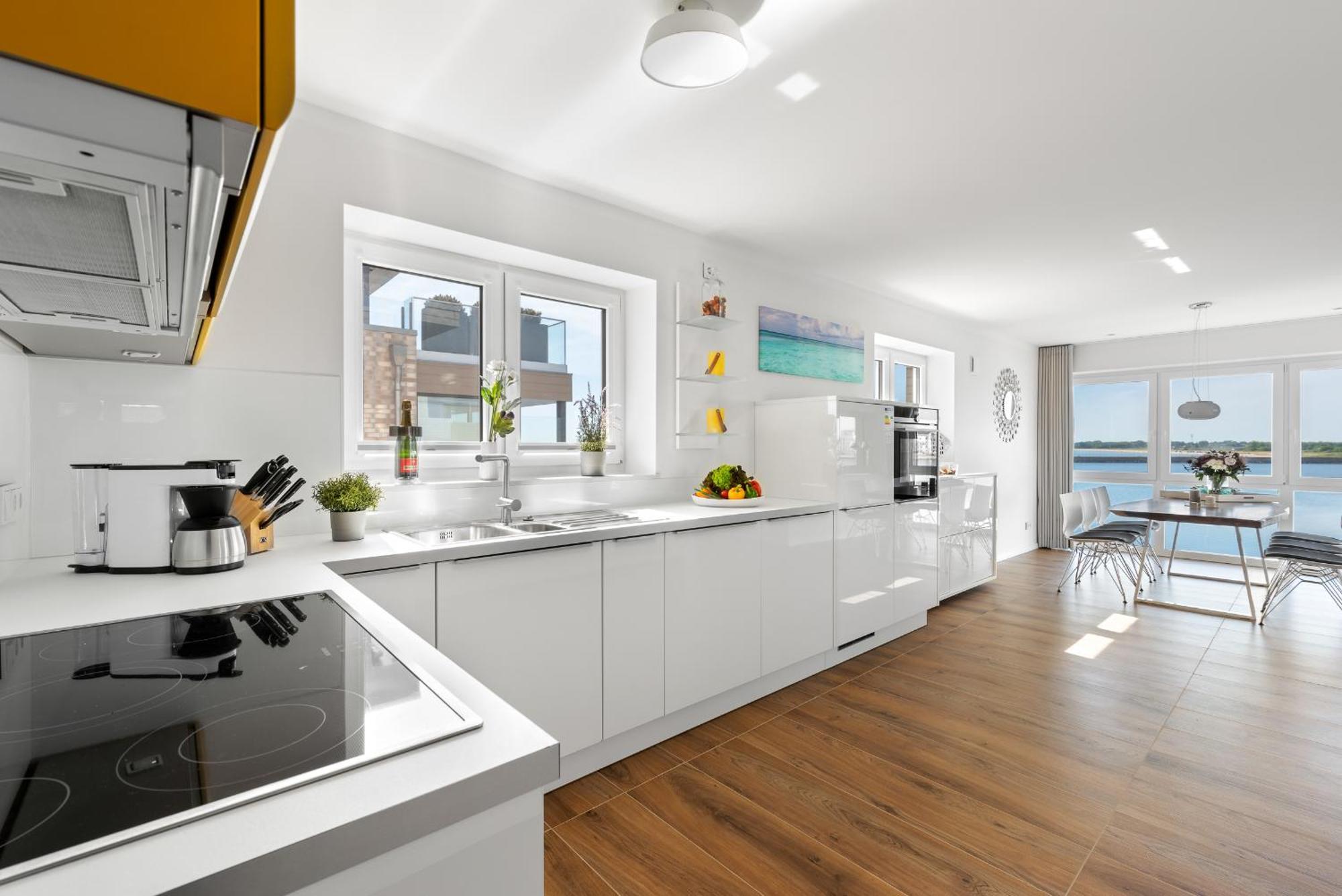 Brise- Direkt Am Wasser, Hafenblick, Fahrstuhl, Sauna, Ueberdachter Balkon Olpenitz Ngoại thất bức ảnh