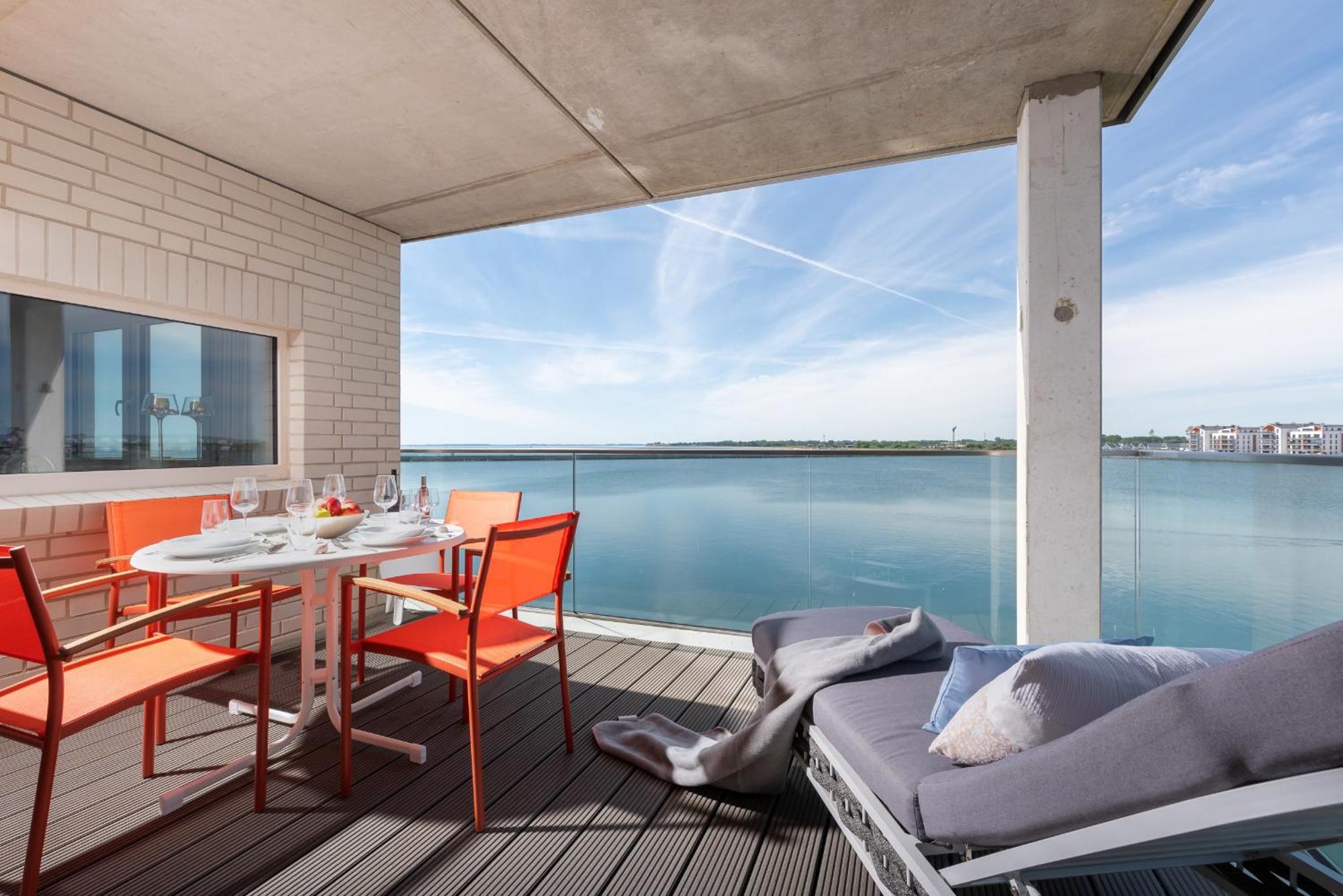 Brise- Direkt Am Wasser, Hafenblick, Fahrstuhl, Sauna, Ueberdachter Balkon Olpenitz Ngoại thất bức ảnh