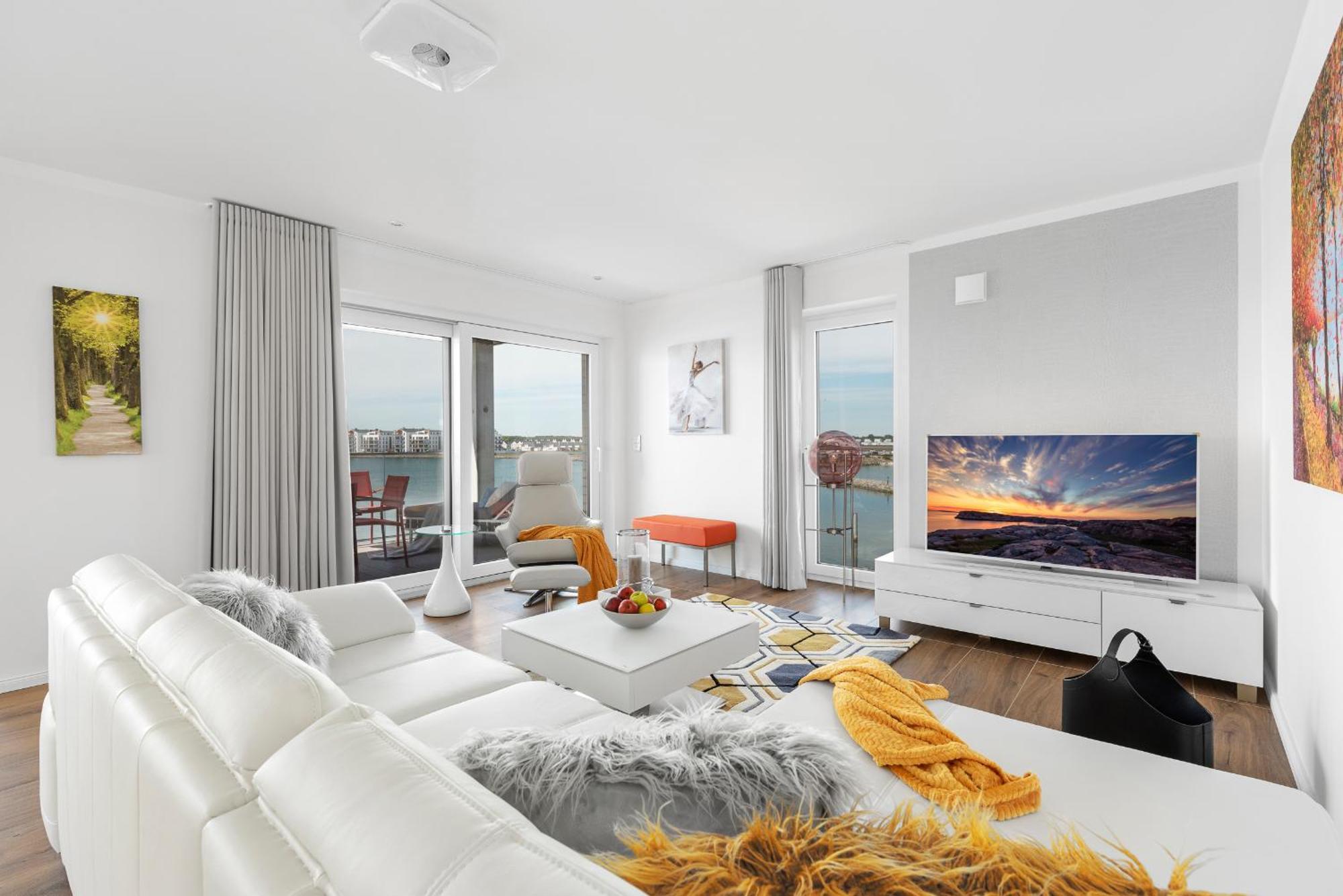 Brise- Direkt Am Wasser, Hafenblick, Fahrstuhl, Sauna, Ueberdachter Balkon Olpenitz Ngoại thất bức ảnh