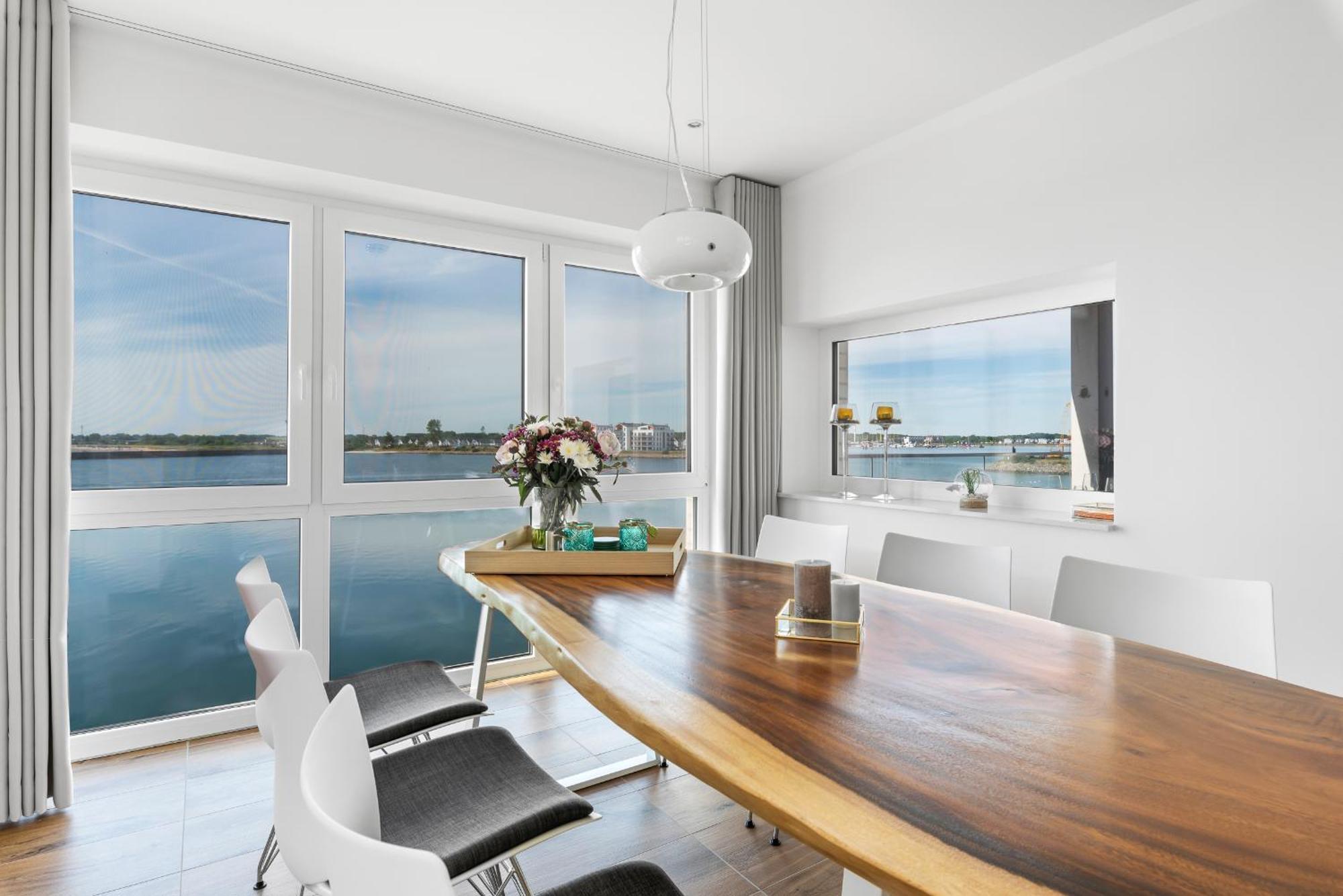 Brise- Direkt Am Wasser, Hafenblick, Fahrstuhl, Sauna, Ueberdachter Balkon Olpenitz Ngoại thất bức ảnh